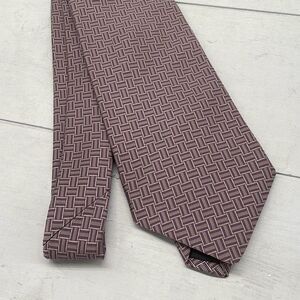 Brooks Brothers Ties For Mens Wide Violet Gray Geometric Wide‎ Golden Fleece USA
